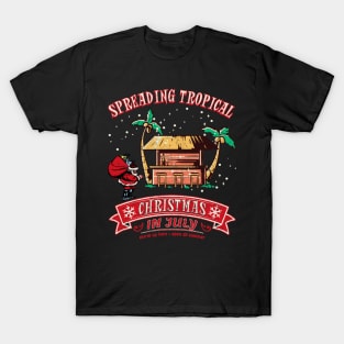 Spreading Tropical Christmas In July T-Shirt